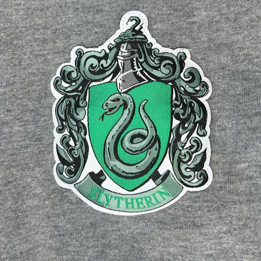 Universal Studios Harry Potter Slytherin Raglan‎ Sweatshirt Grey Green Men's XL